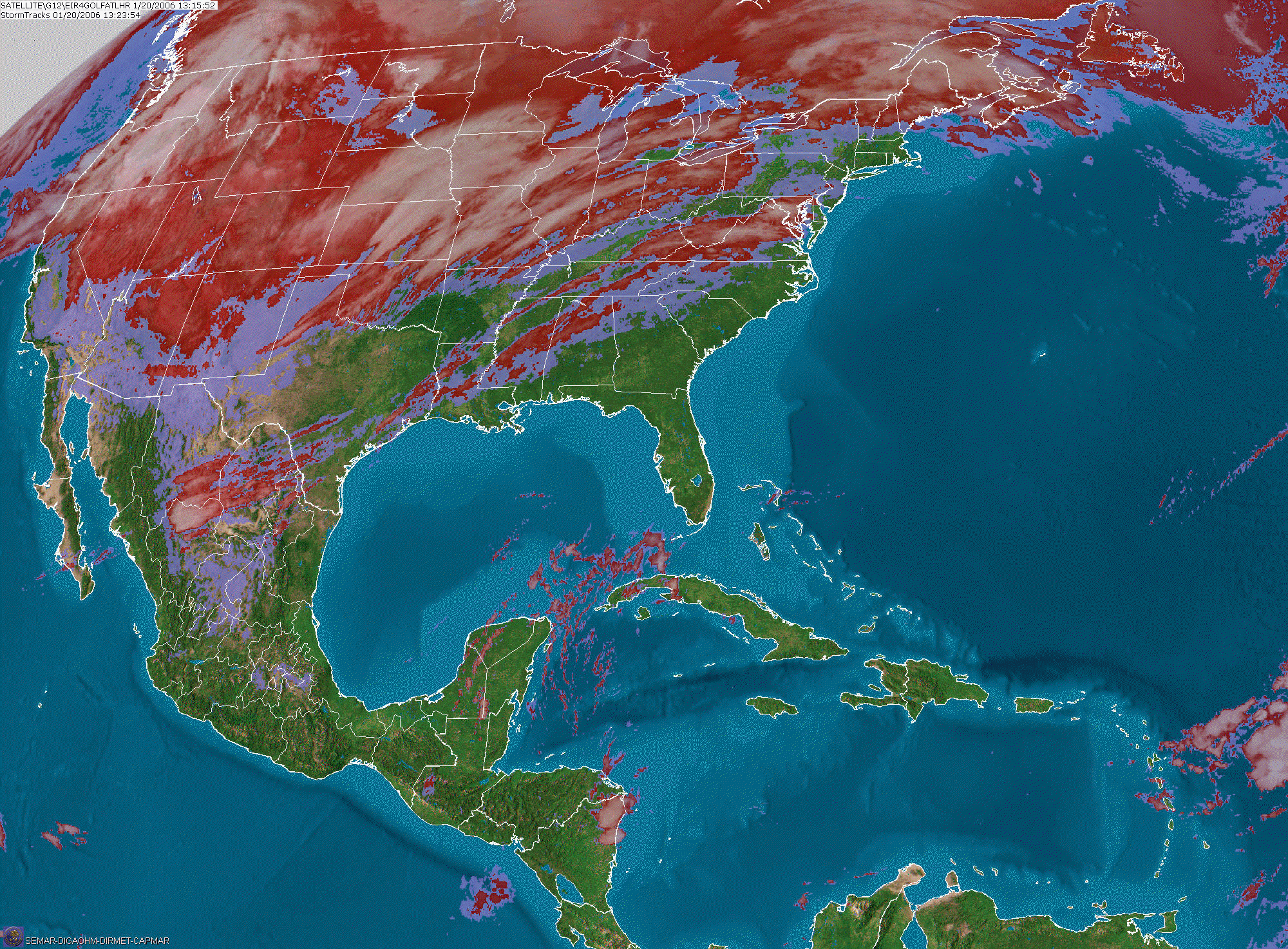 Imagen Satelital Del Clima En México… | Blog De Lerolico